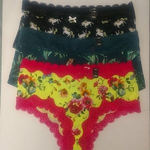 NWT TORRID women's plus set of 3 panties Sz 1